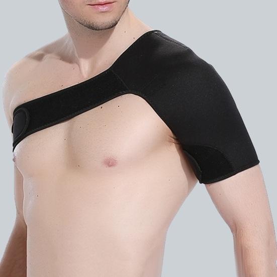Плечевой бандаж с регулируемой застежкой-лентой Высокоэластичный дышащий облегчение боли Компрессионный поддерживающий рукав для плеч Защитное снаряжение