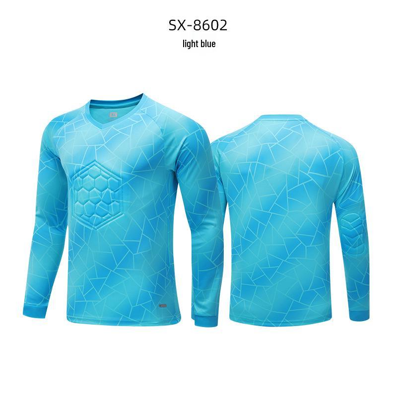 Мужская вратарская тренировочная и игровая футбольная форма с длинным рукавом