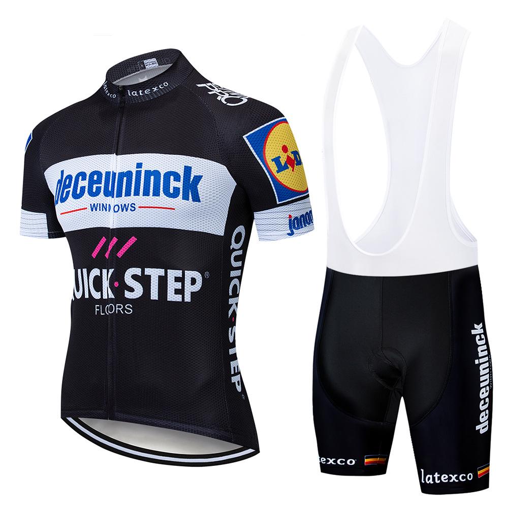 QUICK STEP Cycling Suit Short-sleeved Suit Cycling Equipment Men's Breathable