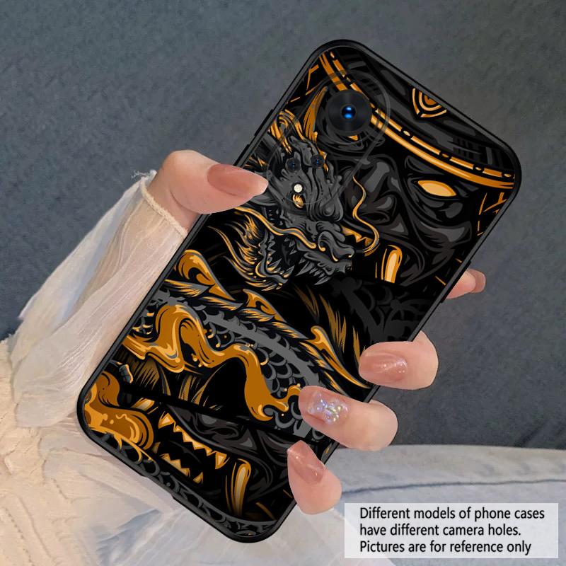 Морской Белый Дракон Для Oppo A98 54s 17 96 40 60 80 58 79 74 Reno 10 4Z 5G 5 Lite Find X 2 3 8 Pro 13 12 силиконовый мягкий чехол для телефона