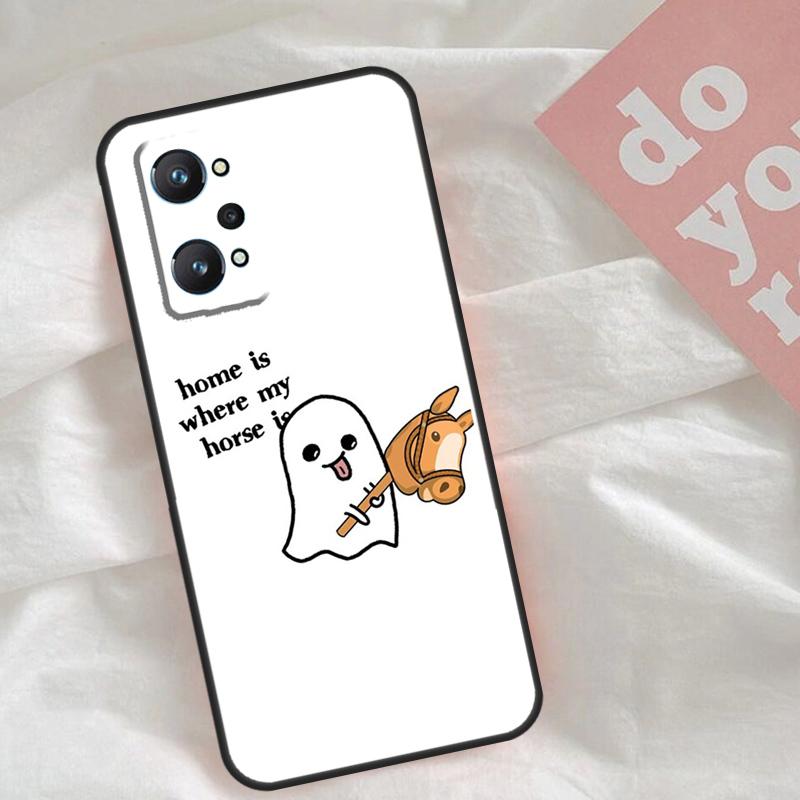 Дом там, где лошадь Чехол для Realme C75 C63 C61 C65 C67 C55 C51 C53 C35 C71 15 11 12 13 14 Pro Plus GT6 GT7 Pro