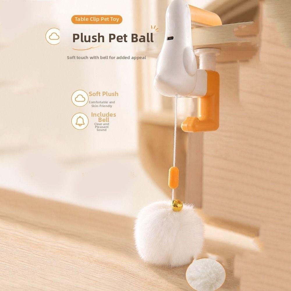 Stretchable Kitten Teasing Toy Rechargeable Electric Cat Toy For Cat Teaser