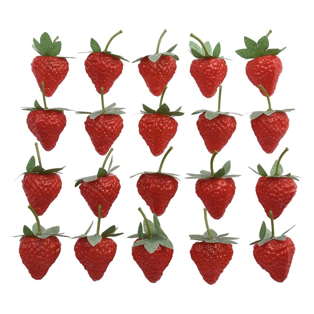 Strawberry Fake Strawberry 3.6*3cm/1.4*1.2in Foods Decor