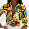 Women's Fashion Casual Spring Fall Long Sleeve Top Blouses & Shirts