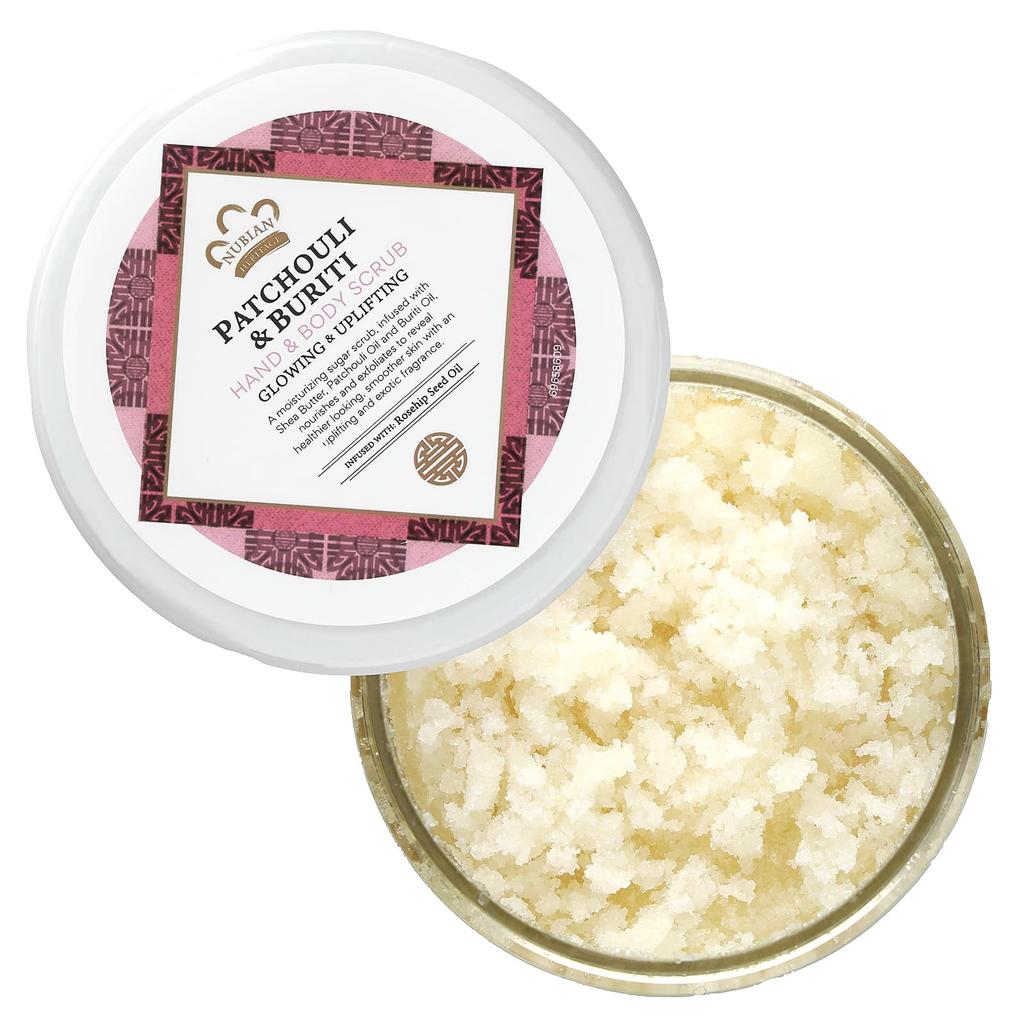 Nubian Heritage Hand & Body Scrub, Patchouli & Burici, 12 Oz (340 G)