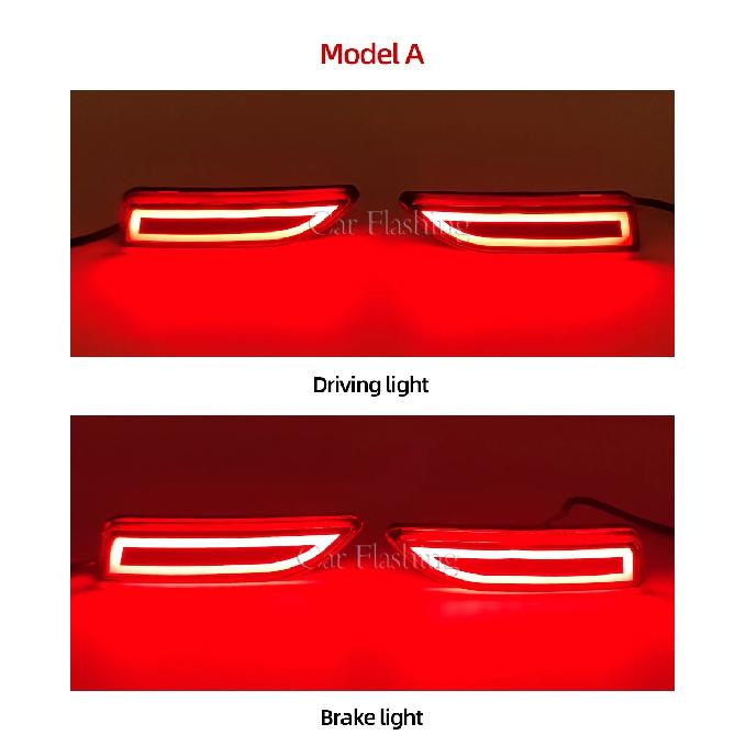 Car Rear Bumper Reflector Light For Toyota Corolla 2011 2012 2013 For Lexus CT200h Sequential Turn Signal Brake Lamp