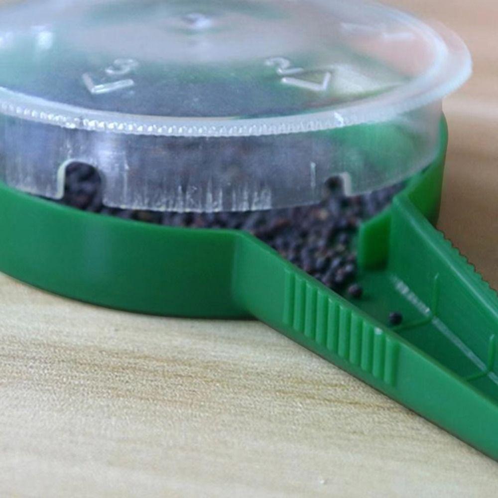 5pcs 5 Gears Plant Seeder Adjustable Hole Seed Sower Multi-function Seed Spreaders Home