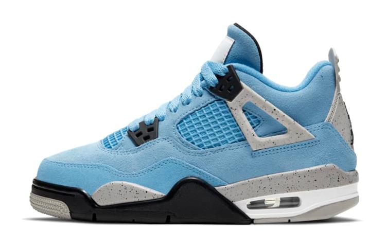 Jordan Детские кроссовки Air Jordan 4 Retro "University Blue" 408452-400