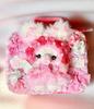 [USED] Lily Ribbon Artist Wool Rabbit Teddy Bear Handmade Plush Toy