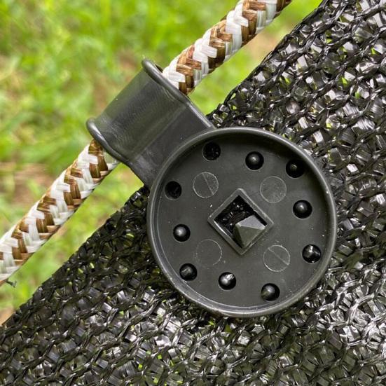 50/100 Pcs Shade Cloth Plastic Clips Heavy Duty Shade Tarp Buckle Reusable Fixing Clips for Agricultural Anti