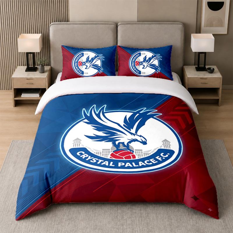3Pcs Bedding SetCrystal Palace Soft Bed Sheet and Two Pillowcases Home Bedroom Decor