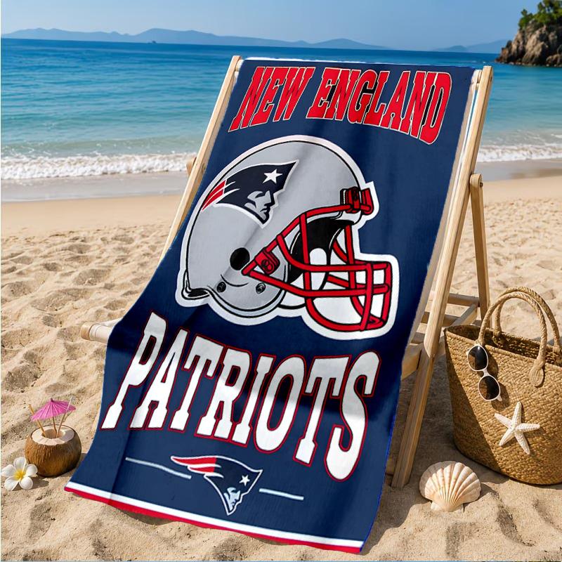 New England Patriots Gear Beach Towel, Quick-drying, Easy to Care for, Suitable for Both Fitness and Beach Vacations,Sports Essential