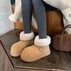 Виноградная мать зима новые зимние сапоги женская мода уличная одежда маленькая толстая подошва увеличивающие рост хлопковые туфли интернет-знаменитость модные сапоги