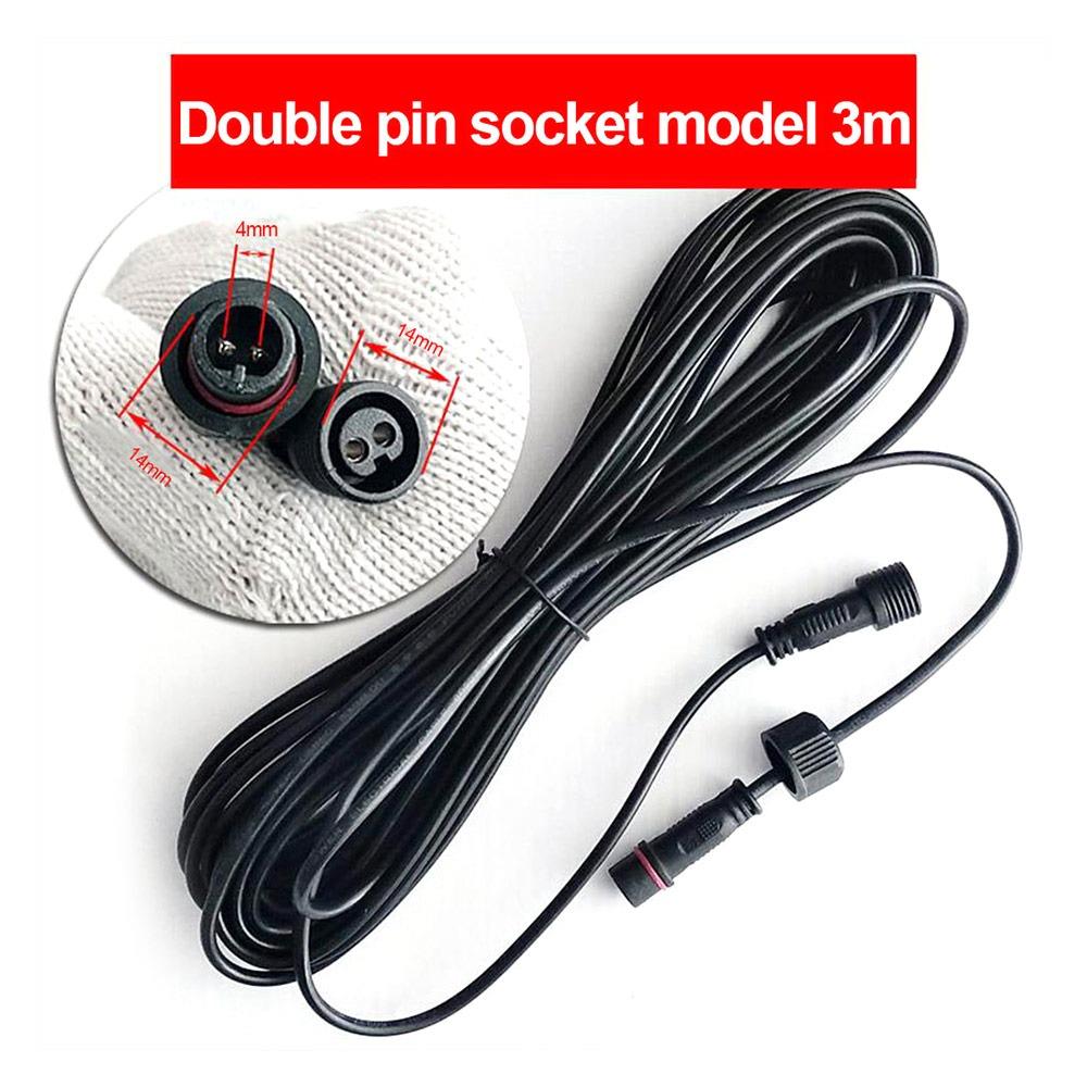 3M/5M/10M Power Connection Wire  for Solar Pendant Light Shed Light Indoor Outdoor