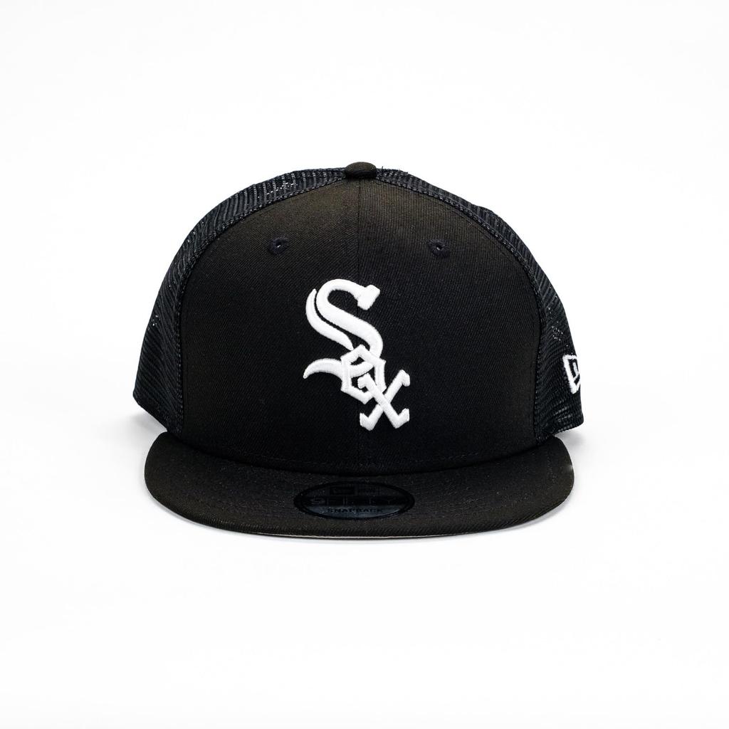 Сетчатая бейсболка Snapback 9FIFTY BLACK WHITE MLB Chicago White Sox [New Era] &