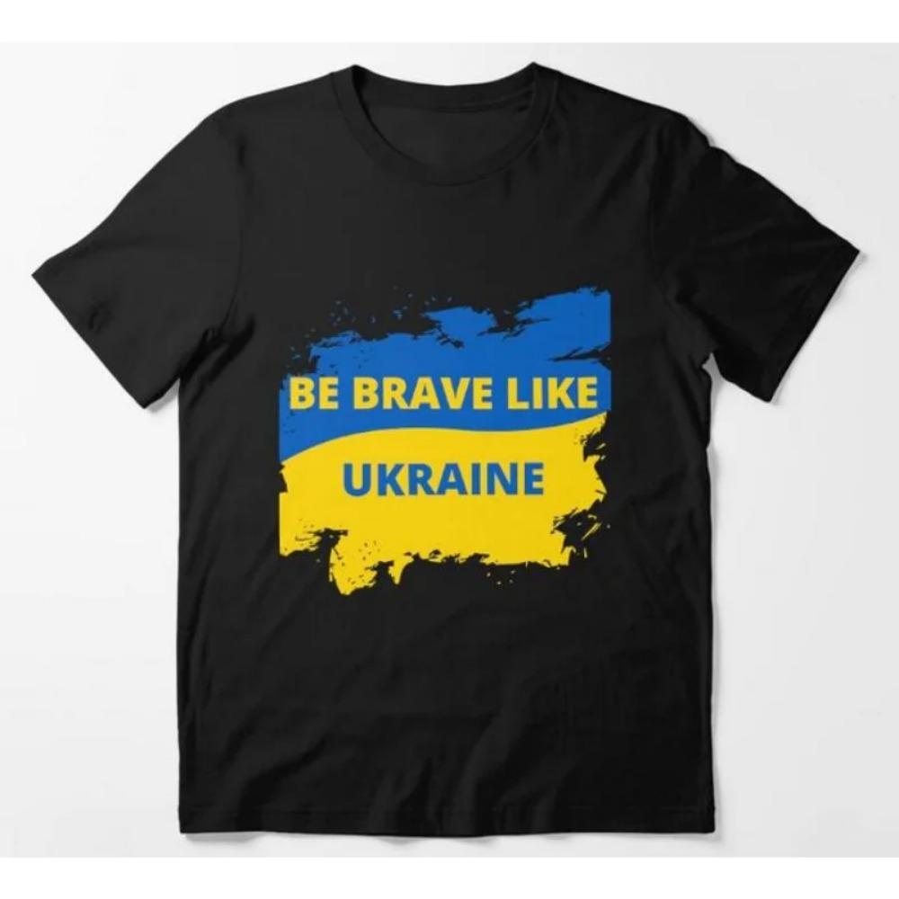 Добрый вечер Мы из Украины Боритесь как украинцы Футболка Унисекс Женская С коротким рукавом Свободная Дышащая Повседневная Футболки Топы ModaL