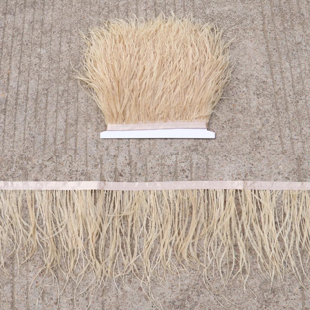 Thickened Encryption Ostrich Hair Cloth Edge 10-15Cm Feather Clothing Skirt Accessories