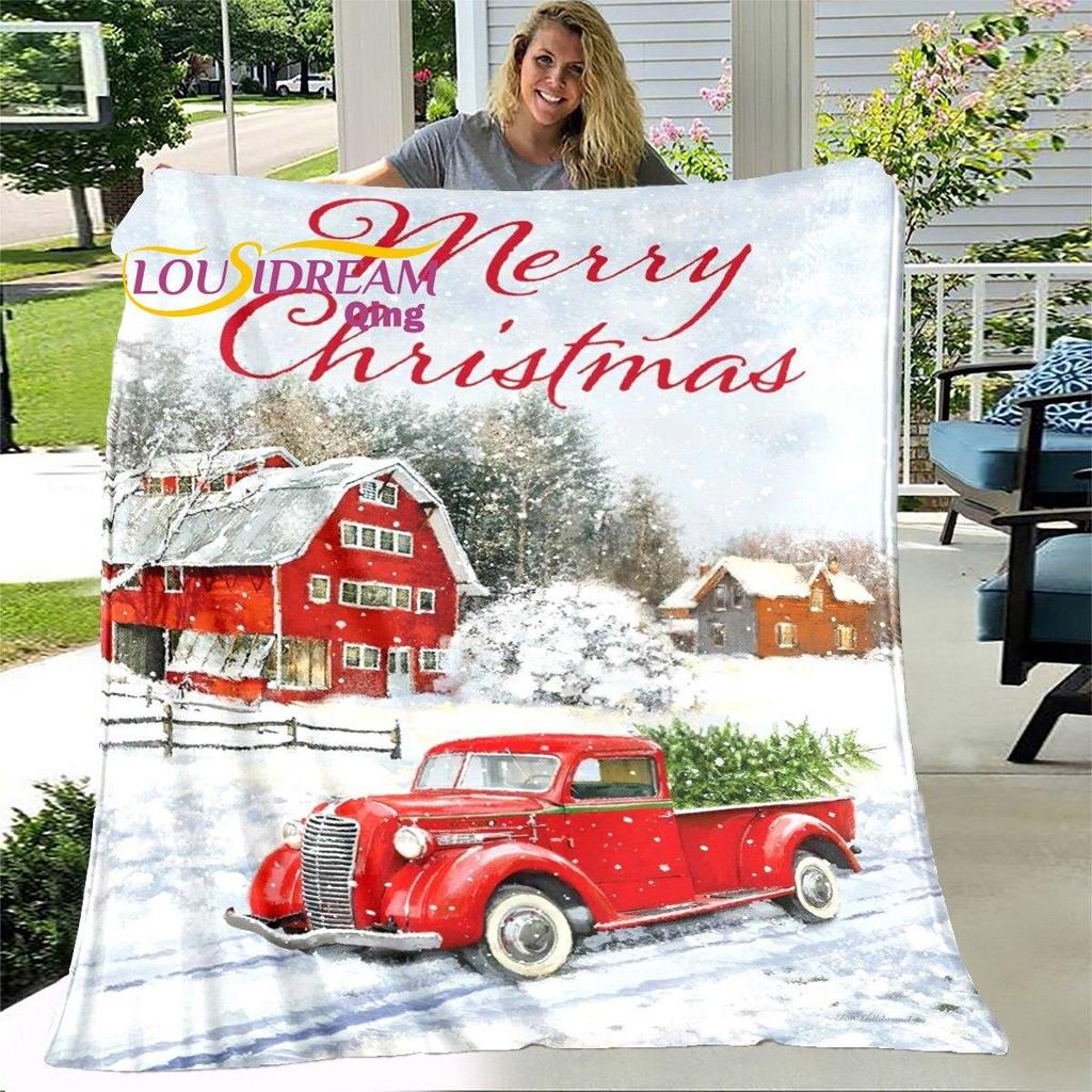 Одеяло с Рождеством, мягкое одеяло, пылезащитный чехол, диван-кровать, одеяла для взрослых, украшение для дома