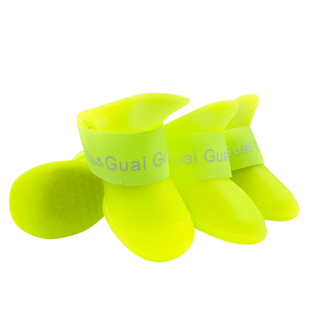 Dog Shoes Non-slip Foot Covers, Small Dog And Cat Pet Soft-soled Waterproof Rain Boots