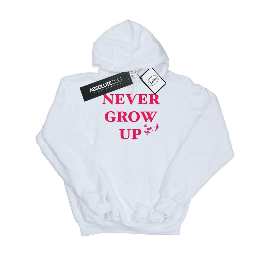 Disney Womens/Ladies Peter Pan Never Grow Up Hoodie