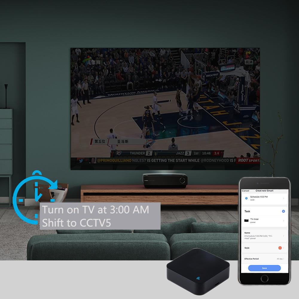 ИК-пульт дистанционного управления Smart Wi-Fi Универсальный инфракрасный Tuya для управления умным домом для телевизора DVD AUD AC Работает с Amz Alexa Google Home