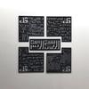 4 Quls Kufic, Gifts, Ramadan Decor, Surah Ikhlas, Kafirun, Falak, Nas Kufic Decor, Ramadan Decoration, Eid