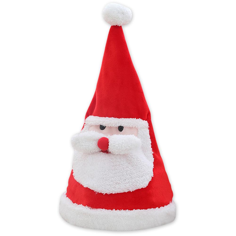 Рождественская шапка, поющая и танцующая, очаровательные штаны Санта-эльфа, шапки для женщин и мужчин, дышащая шапка, карнавальный костюм для вечеринки на открытом воздухе