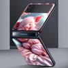 Милая свинка Жесткий ПК чехол для телефона для Samsung Galaxy Z Flip 7 6 5 4 Черная крышка для Galaxy Z Flip 3 Складной корпус Fundas Capas Coque