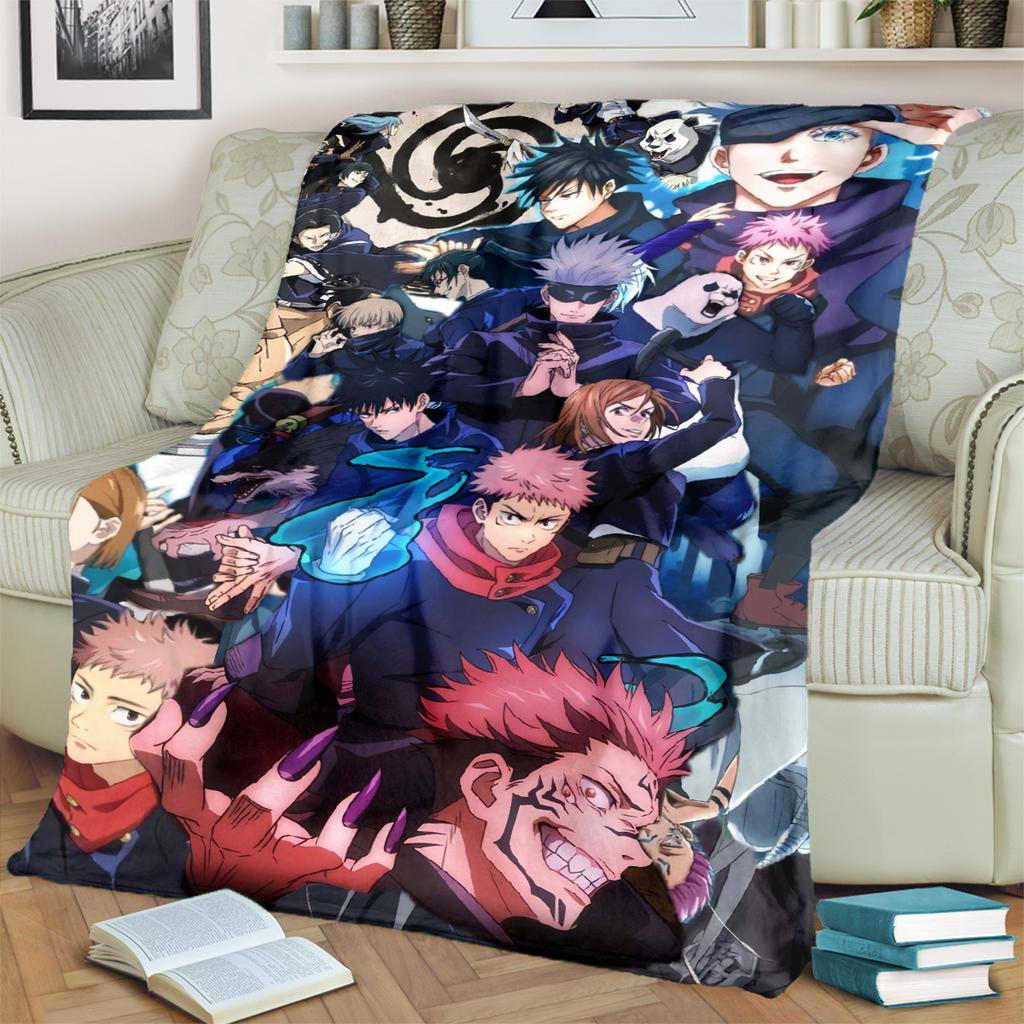 Коврик-ковер моющийся нескользящий Jujutsu Kaisen Большой напольный коврик Спальня Домашний декор LXR173