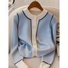 Autumn New Knitted Cardigan High-end Cold Design Sweater Women's Fashionable Casual Loose Top