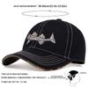 Бейсболка с вышивкой Fish Bone, модная унисекс-кепка Snapback, регулируемая кепка Trucker, повседневные хлопковые шляпы