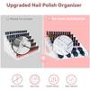 1 Set Nail Polish Organizer 72 Bottles of  Multilayer Acrylic Display Rack Storage Rack, Clear Essential Oil Stand Holder, Sunglasses