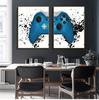 Gaming Boys Wall Art Canvas Painting Pictures Video Game Geek Art Posters and Prints Wall Pictures Gamer Gift Gaming Room Decor No Frame