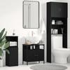 VidaXL Bathroom Vanity Unit Black Oak 60x30x60 Cm, Bathroom Sink Cabinet, Bathroom Furniture, 862234