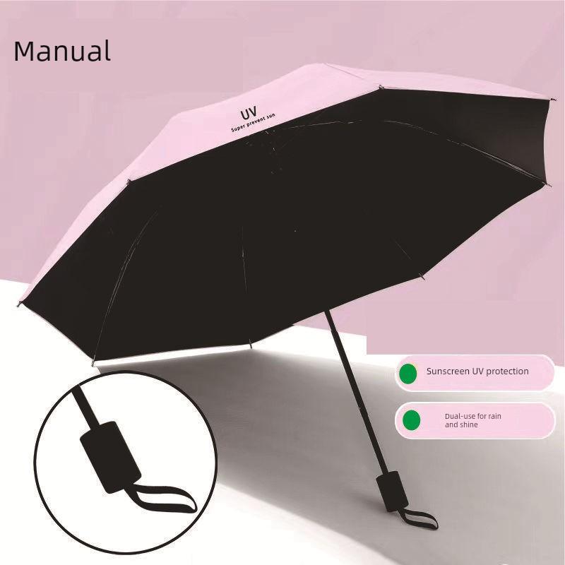 Automatic Umbrella Women's Rain and Rain Dual-Use Strong Sun Protection Foldable Large Student UV Protection Male Sun Umbrella
