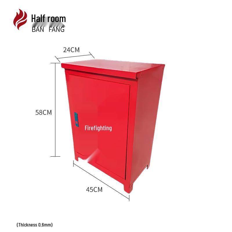 Thickened Cold-Rolled Steel Fire Hydrant & Hose Cabinet