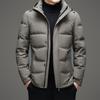 Новая осенне-зимняя мужская короткая куртка-пуховик с капюшоном, утепленная и морозостойкая повседневная куртка-пуховик для молодежи и людей среднего возраста