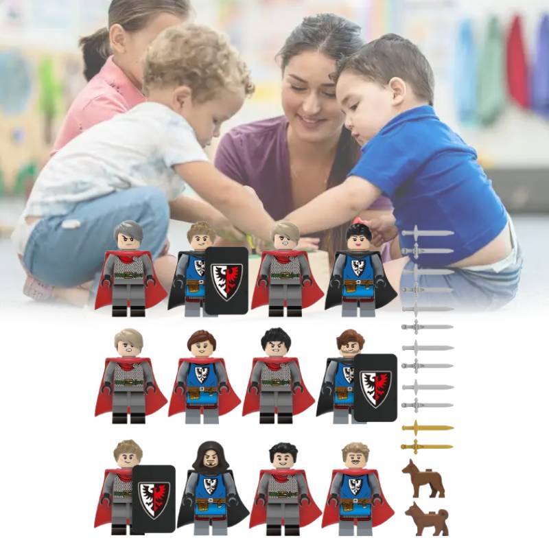 Figure Mini 12pcs Toys Minifigure Fit Building Block Sets Children Festival Gift