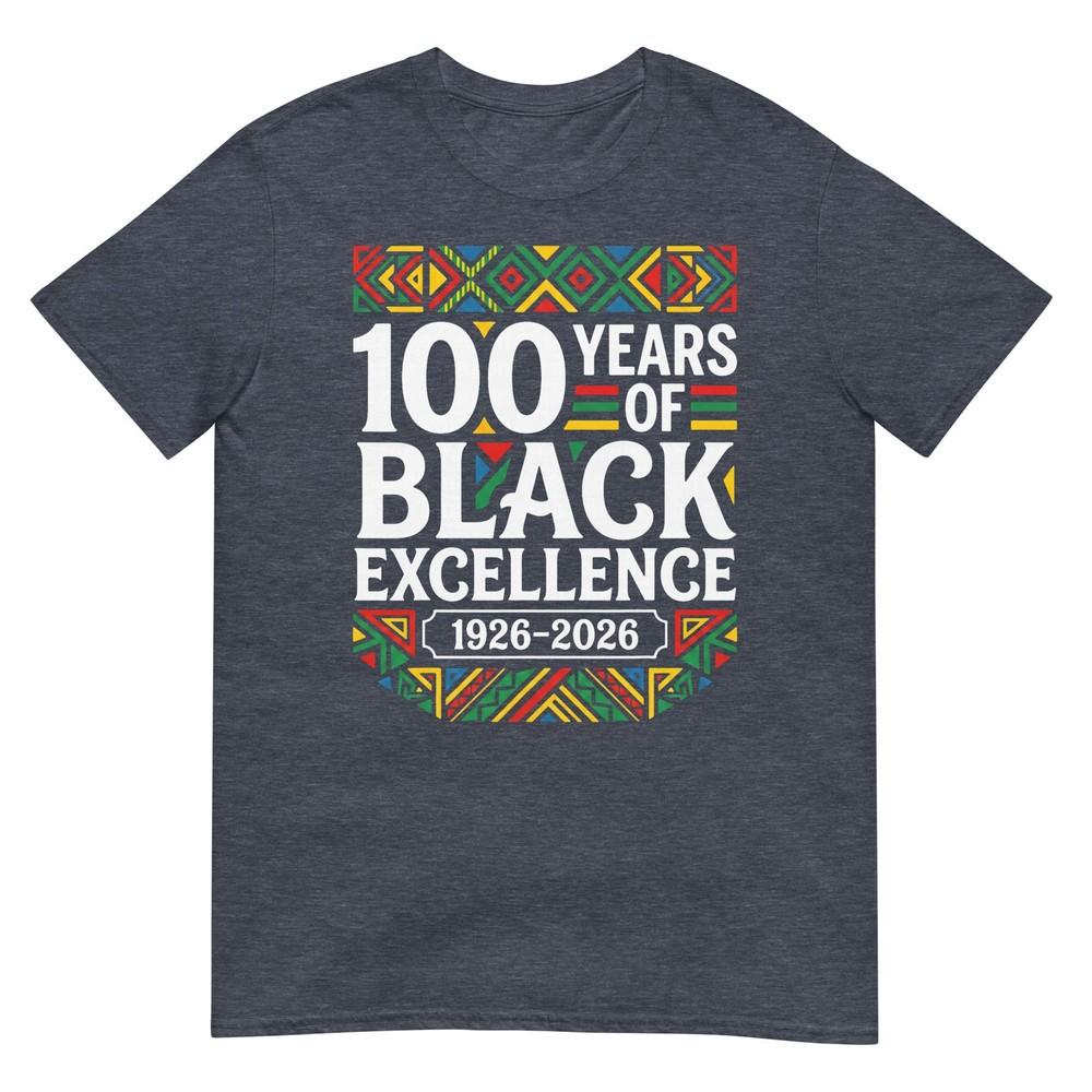 Black History Month 100 Years Of Black Excellence Centennial Tshirt