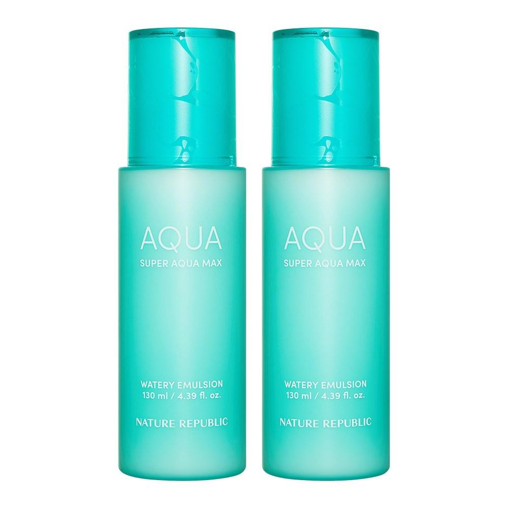 Nature Republic Увлажняющая эмульсия Super Aqua Max, 130 мл, 2 шт.