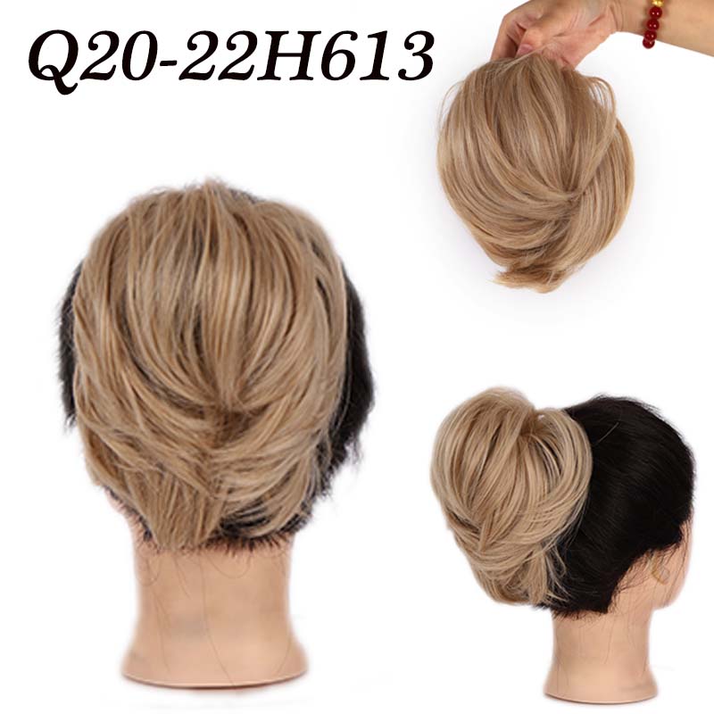 Модные булочки для наращивания волос, эластичные синтетические грязные резинки для волос, шиньон, эластичная лента, шиньоны для женщин