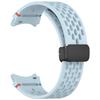 20-мм ремешки для Samsung Galaxy Watch 7 5 Pro 6 5 4 Магнитная застежка Силиконовый ремешок correa Galaxy watch 6 Classic Без зазоров Браслет