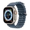 Ремешок для часов Apple Marine: Двухцветный силиконовый ремешок для Apple Watch 8/7/SE/Ultra — идеально подходит для занятий спортом