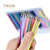 Talos 12/24/36/48 Flash Gel Pen Refills Colors Drawing Office Stationery Craft Marker