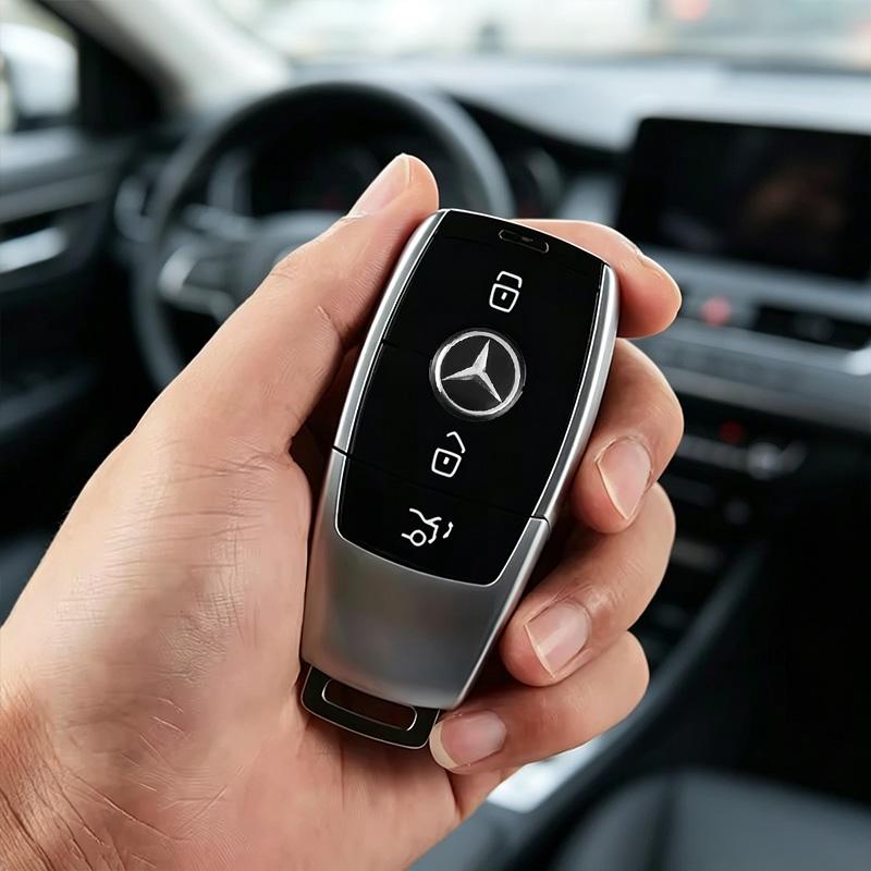 CQM1 Car Key Shell Sticker Car Key Remote Fob Decal For Mercedes Benz AMG A C E S Class W203 W220 W206 W205 W211 C260 Car Accessories