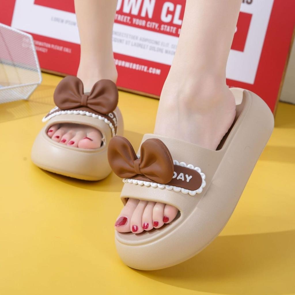 Beach Sandals Home Slippers for Women Cute Indoor Outdoor Non-Slip Summer Platform Slides Slippers Thick Sole