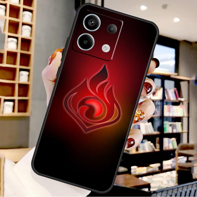 Чехол Genshin Impact для Xiaomi Redmi Note 14 Pro 13 12 11 9 10 15 Pro Plus для Redmi 15 15C 14C 10C 12C 13C