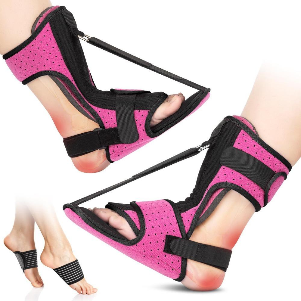 Мягкий бандаж для подошвенной фасции, регулируемый ортез для отвисающей стопы, высококачественная поддержка, эластичный сапожок