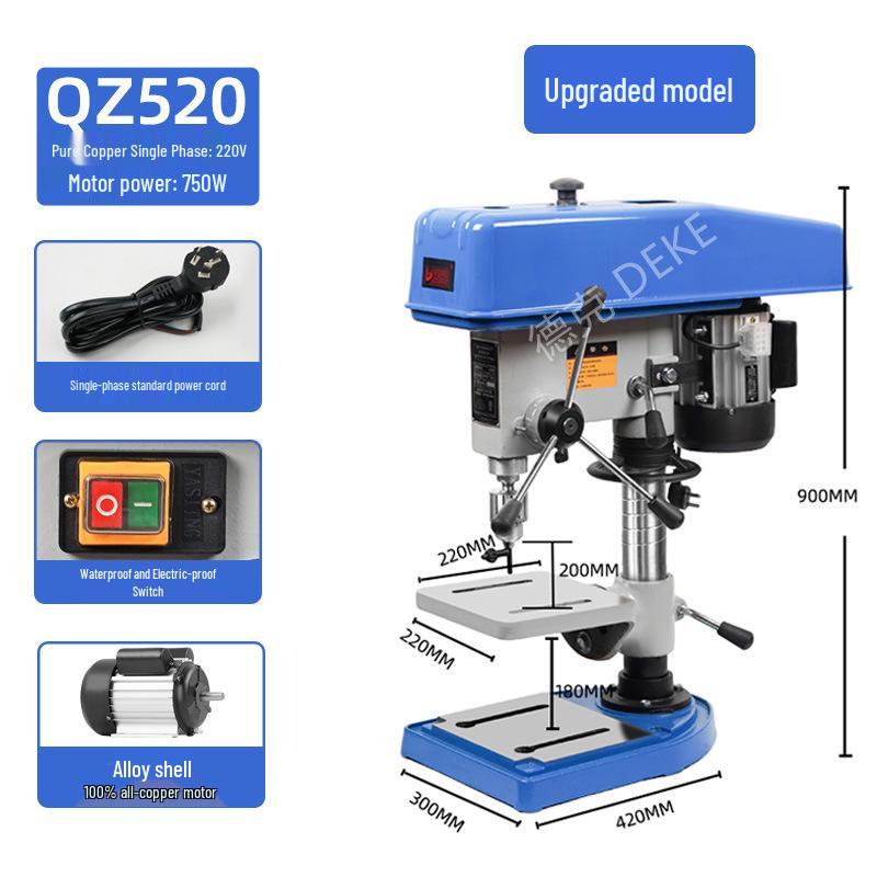 Deke Z516BC 16mm High Power 750W Bench Drill Press & Mill Machine