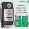 DR SY5XMFNA04/SY5XMFNA433 95440-2T500/2T510 315/433MHz ID46 PCF7952 Chip Car Remote Key For KIA Rio Sportage Optima 2014 2015